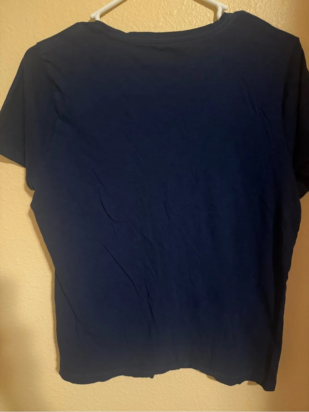J. Crew Navy Short-Sleeve Tee with White 